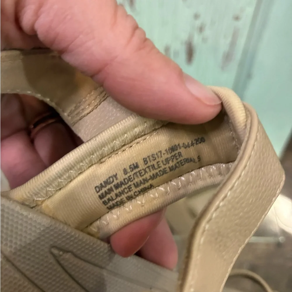 Comfortable Women’s Beige Strappy Sandals - Picture 4 of 6